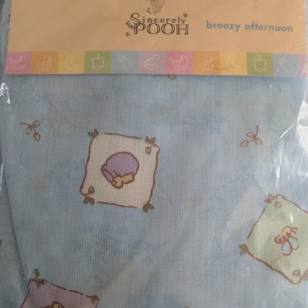 New Sincerely Pooh Breezy Afternoon Fitted Crib Sheet